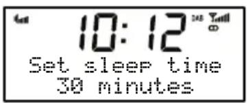 PURE Chronos iDock series 2 - Verwenden des sleep-timers - 1