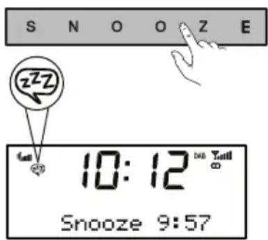 PURE Chronos iDock series 2 - Interruzione temporanea di una sveglia con la funzione Snooze - 1