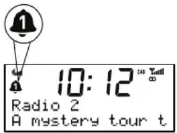 PURE Chronos iDock series 2 - Indstilling af en alarm - 2