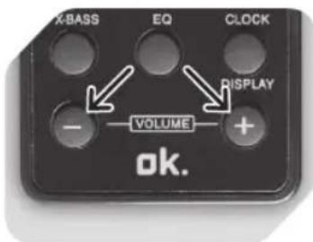 X-BASS EQ CLOCK - VOLUME + DISPLAY ok.