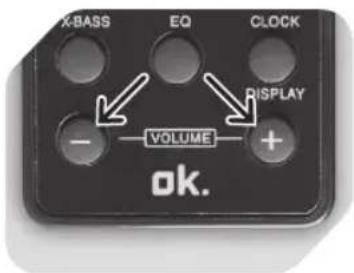 X-BASS EQ CLOCK - VOLUME + DISPLAY ok.