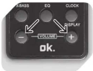 X-BASS EQ CLOCK - VOLUME + DISPLAY ok.
