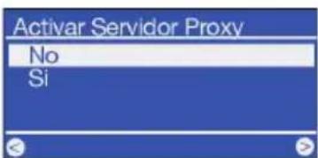 Activar Servidor Proxy No Si