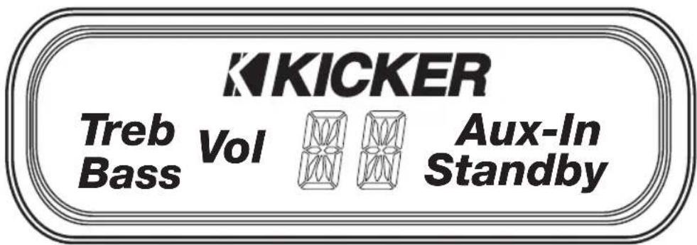 KICKER iK501 - Uso del control rotatorio del menu de sistemas - 1