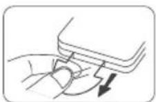 MAXELL MXSPTS1000 - De afstandsbediening klaarmaken - 1