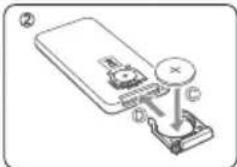 MAXELL MXSPTS1000 - Substituir a Bateria do Controlo Remoto - 2