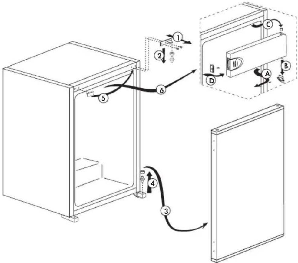 TEKA TKI 130 - Reversibilité des portes - 1