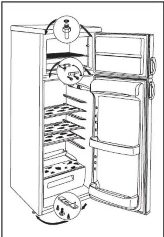 AEG-ELECTROLUX 60240 DT2 - Change of door opening direction - 1