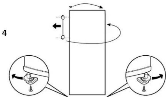 Ariston Thermo SD1711 - Reversibility de la aperture de las puertas - 4