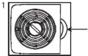 AEG-ELECTROLUX Santo 86378 KG18 - Installation et remplacement du filtre au charbon : - 1