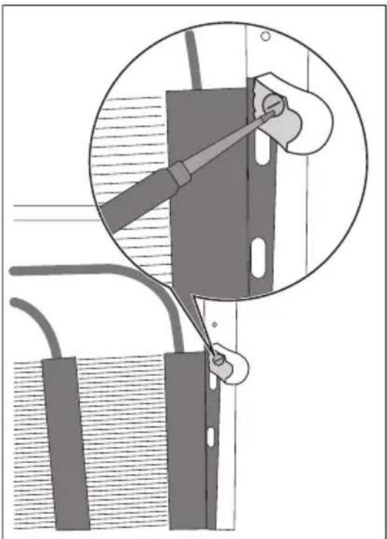 AEG-ELECTROLUX Santo 75428 DT - Afstandsstukken achterkant - 1