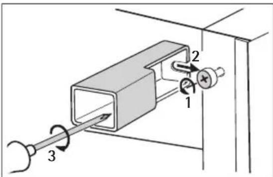 AEG-ELECTROLUX Santo 75358 KG38 - Afstandsstukken achechterkant - 1