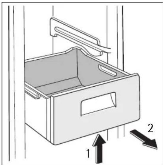 AEG-ELECTROLUX Santo 75358 KG38 - Entnahme von Gefrierkörben aus dem Gefrierschrank - 1