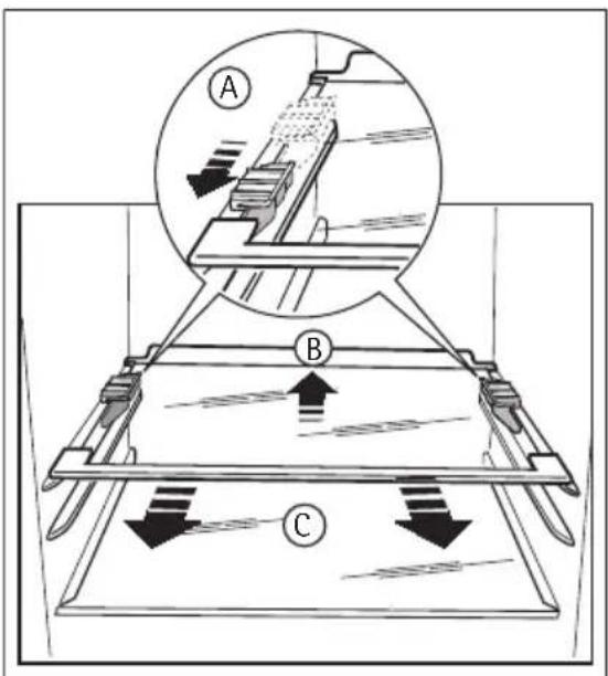 AEG-ELECTROLUX Santo 75358 KG38 - Retrait des supports de clayette - 1