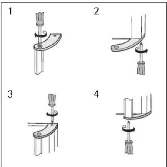 AEG-ELECTROLUX Santo 75328 DT2 - Fitting the door handles - 2