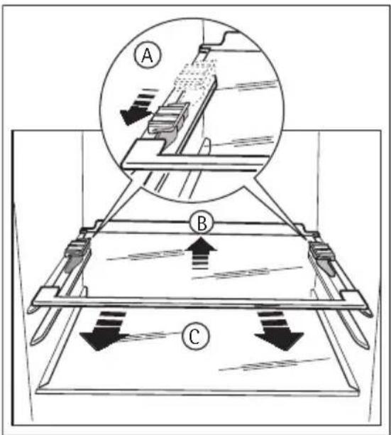 AEG-ELECTROLUX Santo 75328 DT2 - Retrait des supports de clayette - 1