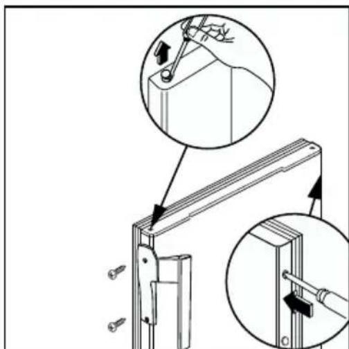 AEG-ELECTROLUX Santo 71390 KA8 - Türanschlag wechseln - 4