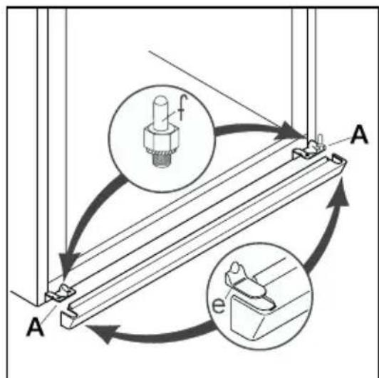 AEG-ELECTROLUX Santo 71390 KA8 - Réversibilité de la porte - 2