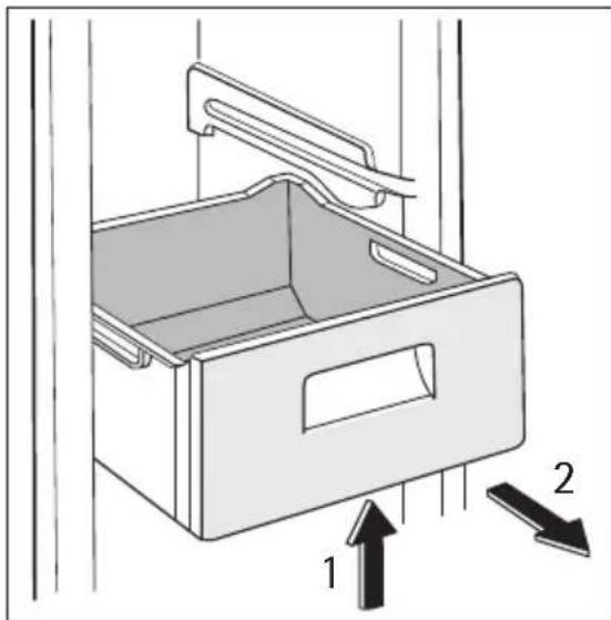 AEG-ELECTROLUX Santo 65340 KG8 - Entnahme von Gefrierkörben aus dem Gefrierschrank - 1