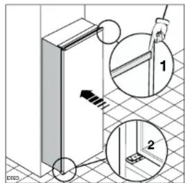 AEG-ELECTROLUX Santo SK 710035I - Instructions pour l'encastrement - 2
