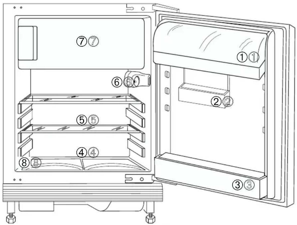 AEG-ELECTROLUX Santo U 960405I - Vooraanzicht - 1