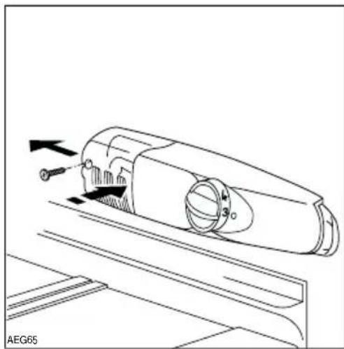 AEG-ELECTROLUX Santo K 912405I - Pour remplacer l'ampoule - 1