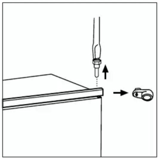 AEG-ELECTROLUX Santo K 912405I - Réversibilité des portes - 2