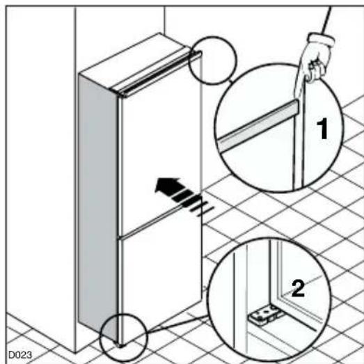 AEG-ELECTROLUX Santo K 912405I - Instructions pour l'encastrement - 2