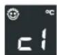 NOVY D 4193 - Einstellmodus aktivieren: - 1