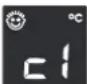 NOVY D 4180 - Activer le mode de réglage : - 1