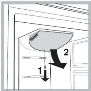 HOTPOINT Quadrio 4D SB HA - Sostituire la lampadina - 1