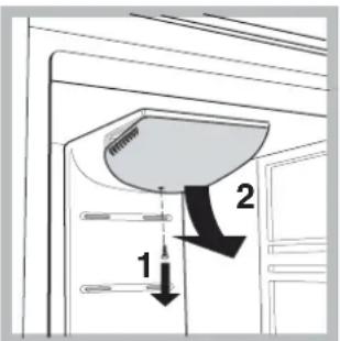 HOTPOINT Quadrio 4D SB HA - Sustituir la bombilla - 1
