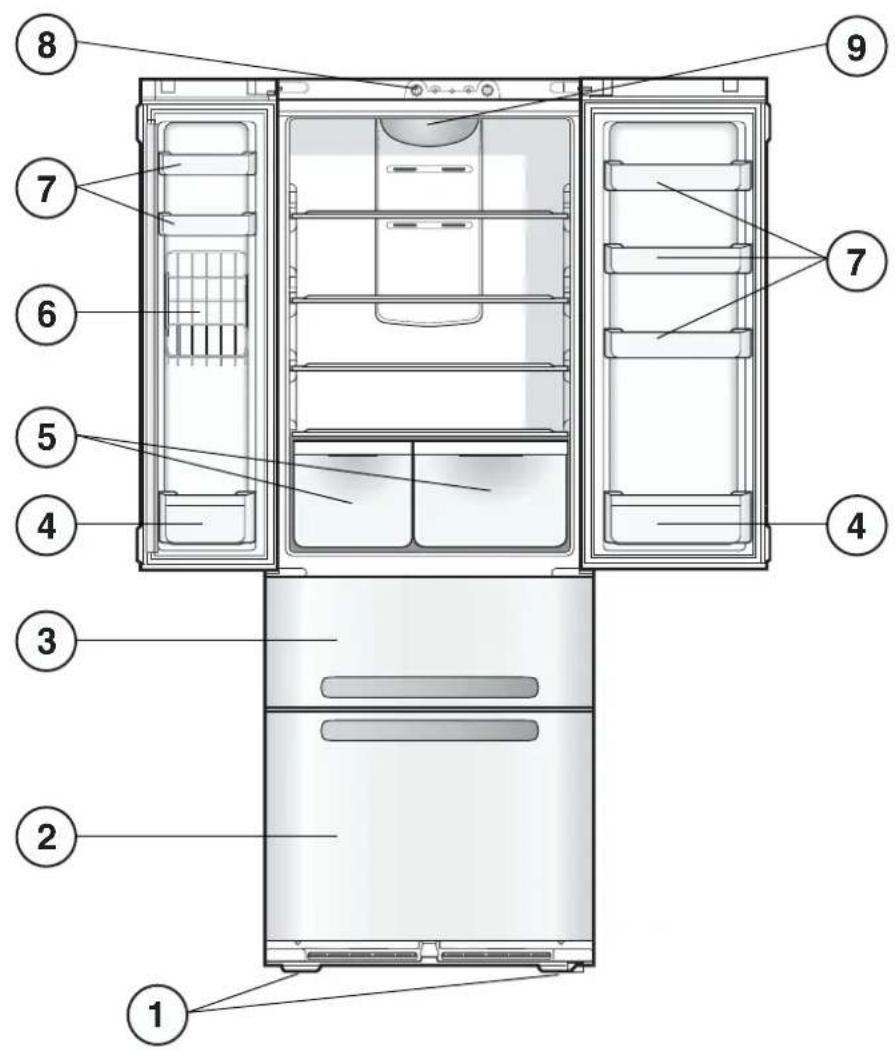 HOTPOINT Quadrio 4D SB HA - Stikalna plošča - 1