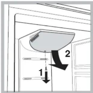 HOTPOINT Quadrio 4D SB HA - Remplacement de l'ampoule d'éclairage - 1
