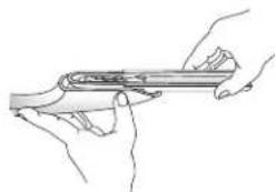 AMANA AC 2224 - Fissare la prolunga della maniglia (dipende dal modello) - 1