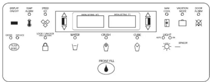 AMANA AC 2224 - Controllo parte anteriore - 1