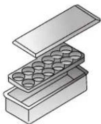 AMANA AC 2224 - Bac de rangement avec couvercle (certains modèles) - 1