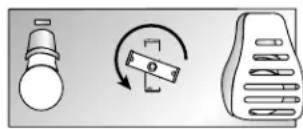 AMANA AC 2224 - Bovenste gedeelte van de vriezer - 1