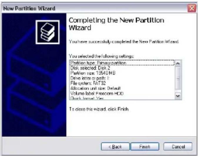 FREECOM Classic 3.0 35607 - Créer une partition - 6