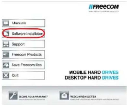 FREECOM Classic 3.0 35607 - Installation du logiciel PC - 1