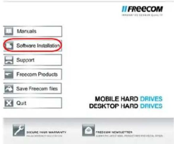 FREECOM Classic 3.0 35607 - Installation du logiciel Mac - 1