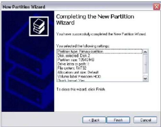 FREECOM Classic 3.0 35610 - Créer une partition - 6