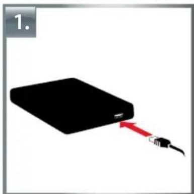 FREECOM Mobile Drive 56129 - Chapitre: Installation du matériel - 1