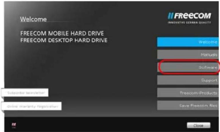 FREECOM Mobile Drive 56152 - Installation du logiciel Mac - 1