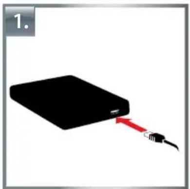 FREECOM Mobile Drive 56152 - Chapitre: Installation du matériel - 1