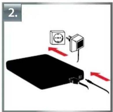 FREECOM Mobile Drive 56152 - Chapitre: Installation du matériel - 2
