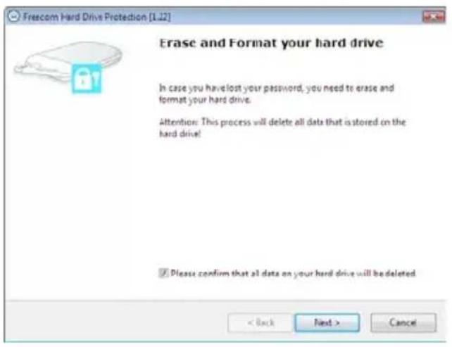 FREECOM Tough Drive 56058 - Mot de passe oublié – que faire ? - 3