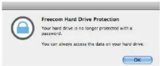 FREECOM Tough Drive 56058 - Suppression du codage par mot de passe - 2