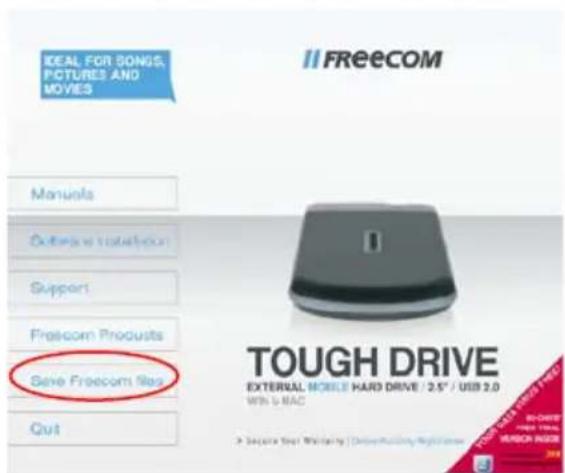 KEAL FOR SONGS, PICTURES AND MOVIES FREECOM Manuals Outbreak details Support Freecom Products Save Freecom Red Quit TOUGH DRIVE EXTERNAL MOBILE HARD DRIVE / 2.5" / USB 2.0 WIN & MAC > Secure Your Privacy | Downloading/Reg/Server 30-ORDER FREE TANGS WISCH ORDER