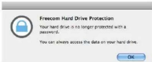 FREECOM Tough Drive 56331 - Suppression du codage par mot de passer - 2